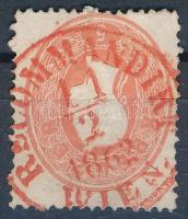 1861 5kr piros / red "RECOMMANDIRT WIEN"