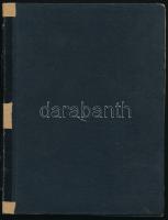 1952 Bóna László: A béke, mint a civitas dei rendező elve. Gépelt kézirat, 135 p. Kartonált papírköt...
