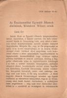 Csicserin orosz külügyi népbiztos nyílt levele Woodrow Wilson úrhoz, az Amerikai Egyesült Államok el...