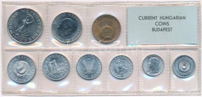 1971. 2f-10Ft (9xklf) érmés forgalmi sor fóliatokban T:UNC Adamo FO4