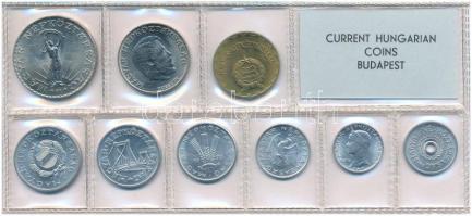 1973. 2f-10Ft (9xklf) érmés forgalmi sor fóliatokban T:UNC Adamo FO6