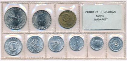 1980. 2f-10Ft (9xklf) érmés forgalmi sor fóliatokban T:UNC 
Adamo FO13