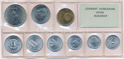 1982. 2f-20Ft (10xklf) érmés forgalmi sor fóliatokban T:UNC Adamo FO15