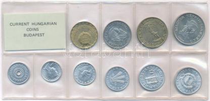 1983. 2f-20Ft (10xklf) érmés forgalmi sor fóliatokban T:UNC Adamo FO16