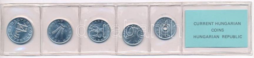 1991. 2f-50f Al (5xklf) fillér forgalmi sor fóliatokban T:UNC Adamo FO24