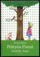 Szepes Mária: Pöttyös Panni. Harkály anyó. (Dedikált!) Vass Ági rajzaival. Bp., 2001, Édesvíz. Kiadói kartonált papírkötés, jó állapotban, a gerincen kézzel feliratozott címkével. A szerző, Szepes Mária (1908-2007) író, forgatókönyvíró, költő, színész által dedikált példány.