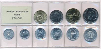 1986. 2f-20Ft (10xklf) érmés forgalmi sor fóliatokban T:UNC Adamo FO17
