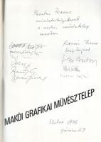 Kocsis Imre (szerk.): Makói Grafikai Művésztelep. Makó 1984, 1985. Kocsis Imre (1940-2015) által Pus...