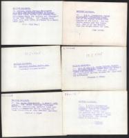 cca 1900 Vegyes angliai vasúti fotó tétel, hátoldalon feliratozott sajtófotók, 12 db, 10×15 cm