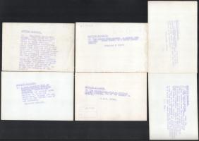 cca 1900 Vegyes angliai vasúti fotó tétel, hátoldalon feliratozott sajtófotók, 12 db, 10×15 cm