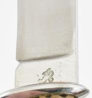 Vadászkés szép kidolgozással, jelzett 25 cm