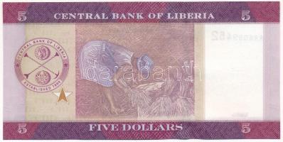 Libéria 2016. 5$ T:UNC Liberia 2016. 5 Dollars C:UNC Krause P31