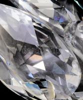 Swarovski kristály hattyú figura. 6x5 cm, jelzett,