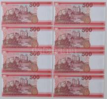 2022. 500Ft (8x) sorszámkövetők "EN 2926501 - 2926508" T:UNC