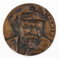 Lenin plakett bronz d: 11 cm