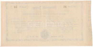 Hódmezővásárhely 1878. "Jótékonyczélú Sorsjegy - A Hold-Mező-Vásárhelyi Születésű avagy Illetős...