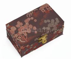 Kínai nyugi golyó pár, szövetborítású dobozban