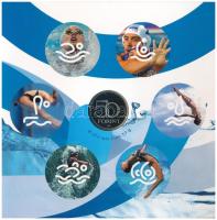 2017. 5Ft-200Ft (6xklf) forgalmi sor szettben + 50Ft Cu-Ni "17. FINA Világbajnokság" forga...