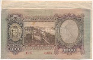 1943. 1000P "F100 040925" ívből kivágva, ívszéllel T:F
Adamo P21