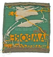 1933. "Jamboree Gödöllő" cserkész felvarró (58x54mm) szép állapotban / Hungary 1933. "...