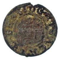 1624P-P Denár Ag "II. Ferdinánd" (0,49g) T:VF patina, kis kitörés / Hungary 1624P-P Denar ...