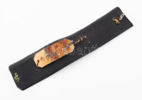 1945 Mauthausen-i koncentrációs tábor rab karkötője és 2 db vöröskeresztes levelezőlap