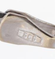 14K fehérarany (Au) nyaklánc. jelzett 6,44 g, 46 cm