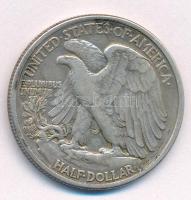 Amerikai Egyesült Államok 1937. 1/2$ Ag "Walking Liberty" T:XF patina
United States of Am...