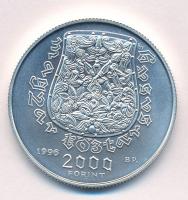 1996. 2000Ft Ag "Honfoglalás 1100. évfordulója" kapszulában T:BU Adamo EM141