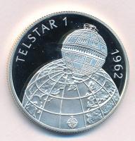 1992. 500Ft Ag "Telstar 1" kapszulában T:PP  Adamo EM127