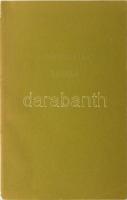 Wass Albert: Láthatatlan lobogó. Florida, 1969, Amerikai Magyar Szépműves Céh. Kiadói papírkötés, gerinc szakadt, kissé kopottas állapotban.