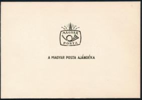 1988 Olimpiai érmesek ajándék és vágott blokk / Mi 201 imperforate block + present of the post (30.0...