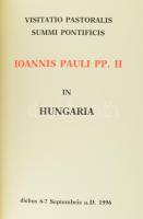 Visitatio Pastoralis Summi Ponificis Ioannis Pauli PP. II in Hungaria. 1996. Kiadói műbőr kötés, jó állapotban.