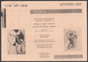 1998-2000 Az Erdész Galéria (Szentendre) 2 db kiállítási plakátja: Mattis-Teutsch János (1884-1960) ...