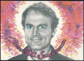 "Terence Hill a Szuperzsaru" órarend, 17×24 cm