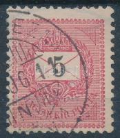 1889 5kr vízjelhiánnyal / error in the watermark