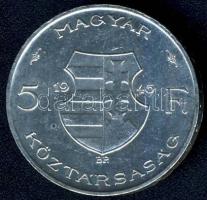 1946. 5Ft Ag "vastag Kossuth" T:2+