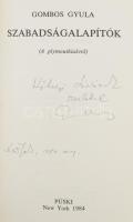Gombos Gyula: Szabadságalapítók. (A plymouthiakról.) New York, 1984, Püski. Emigráns kiadás. Kiadói ...