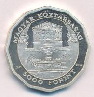 2007. 5000Ft Ag "Debreceni Református Nagytemplom" kapszulában T:AU (eredetileg PP) folt A...