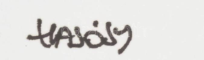 Hajósy Mónika (1953-): "Álmok" 4 db emberi alakokat ábrázoló tanulmány a "Józsefváros...