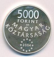 2004. 5000Ft Ag "Magyarország az Európai Unió tagja" kapszulában T:PP folt, ujjlenyomat
A...