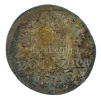 1710. Poltura Ag &quot;I. József&quot; (0,86g) T:VF patina / Hungary 1710. Poltura Ag &quot;Joseph I&quot; (0,86g) C:VF Huszár: 1579., Unger II.: 1160.