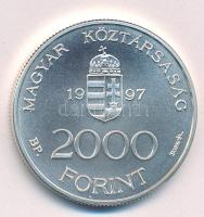 1997. 2000Ft Ag "Integráció az EU-ba-EURO I" kapszulában T:BU Adamo EM147