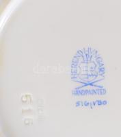 Herendi 3 darab Viktória mintás szendvicses tál. Jelzett, d: 16,5 cm