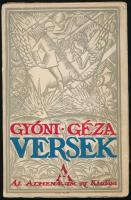 Gyóni Géza: Versek. Béke, háború, fogság. Első ezer. Bp., [1926], Athenaeum, 196 p. Első kiadás! A borító Jeges Ernő munkája. Kiadói papírkötés, a borítón kis szakadással, de egyébként jó állapotban. Felvágatlan lapokkal.