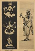 Liszkay Lajos: A hindu szerelem misztikuma. [Bp.,1943.], Linea,(Földes, Wagner és Társa-ny.), 205+3 ...