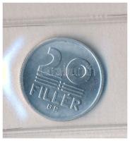 1983. 20f Al + 5Ft Ni + 10Ft Ni "FAO" sor, eredeti műbőr tokban, tanúsítvánnyal T:UNC 
Ad...