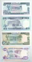 Zambia DN (1980-1988) 10K + DN (1989-1991) 10K + DN (1989-1991) 20K + DN (1991) 100K T:UNC Zambia ND...