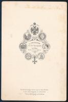 cca 1875-1880 zicsi és vázsonykői gróf Zichy Edmund (1811-1894) császári és király kamarás, belső ti...
