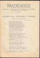 1939 Pásztortűz. Erdélyi Irodalmi és művészeti folyóirat. XXV. évf. 9. sz., 1939. szept. Laptulajdon...